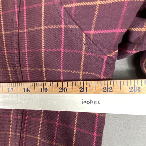 Woolrich Fleece Lined Womens Plaid Large Jacket - Picture 10 of 12